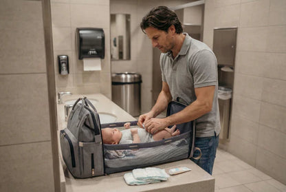 Mochila Cuna Portatil Bebe con Cambiador Bebe Portatil
