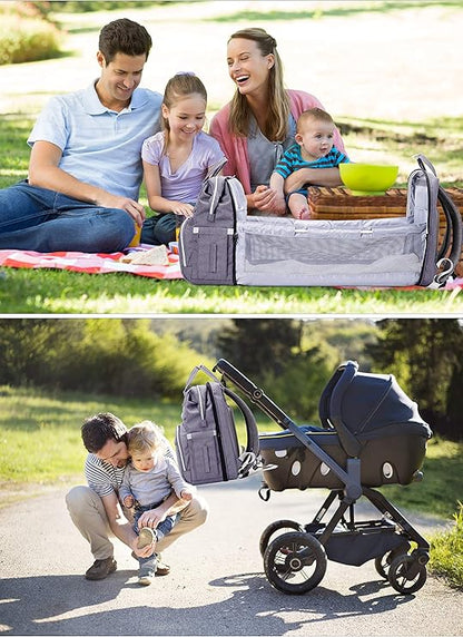 Mochila Cuna Portatil Bebe con Cambiador Bebe Portatil