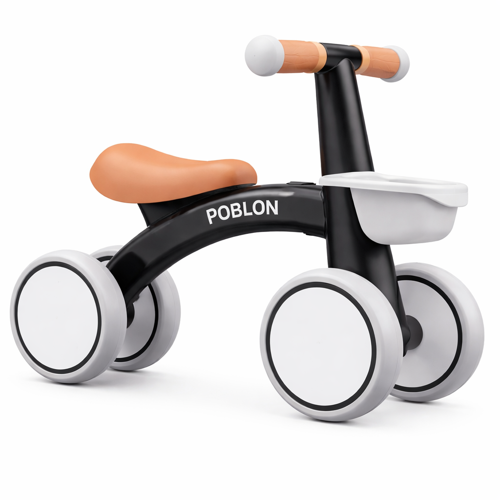 Bicicleta Deslizante Bebé 0-24 Meses Anticaídas con Cesta