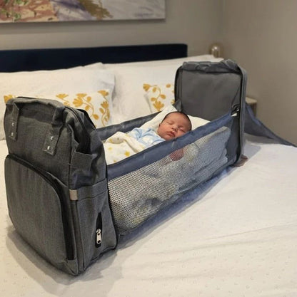 Mochila Cuna Portatil Bebe con Cambiador Bebe Portatil